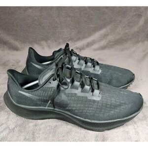 Nike Air Zoom Pegasus 37 Mens Black Running Shoes Size 14